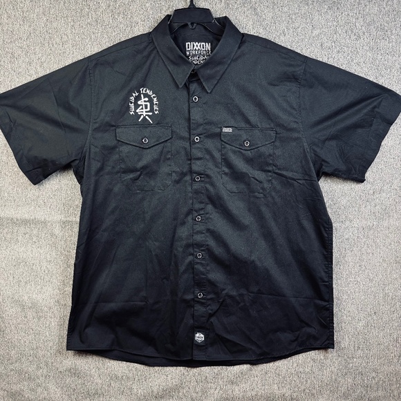 Dixxon WorkForce Suicidal Tendencies D-Force Black Short Sleeve Shirt Mens Sz 3X - Picture 1 of 9